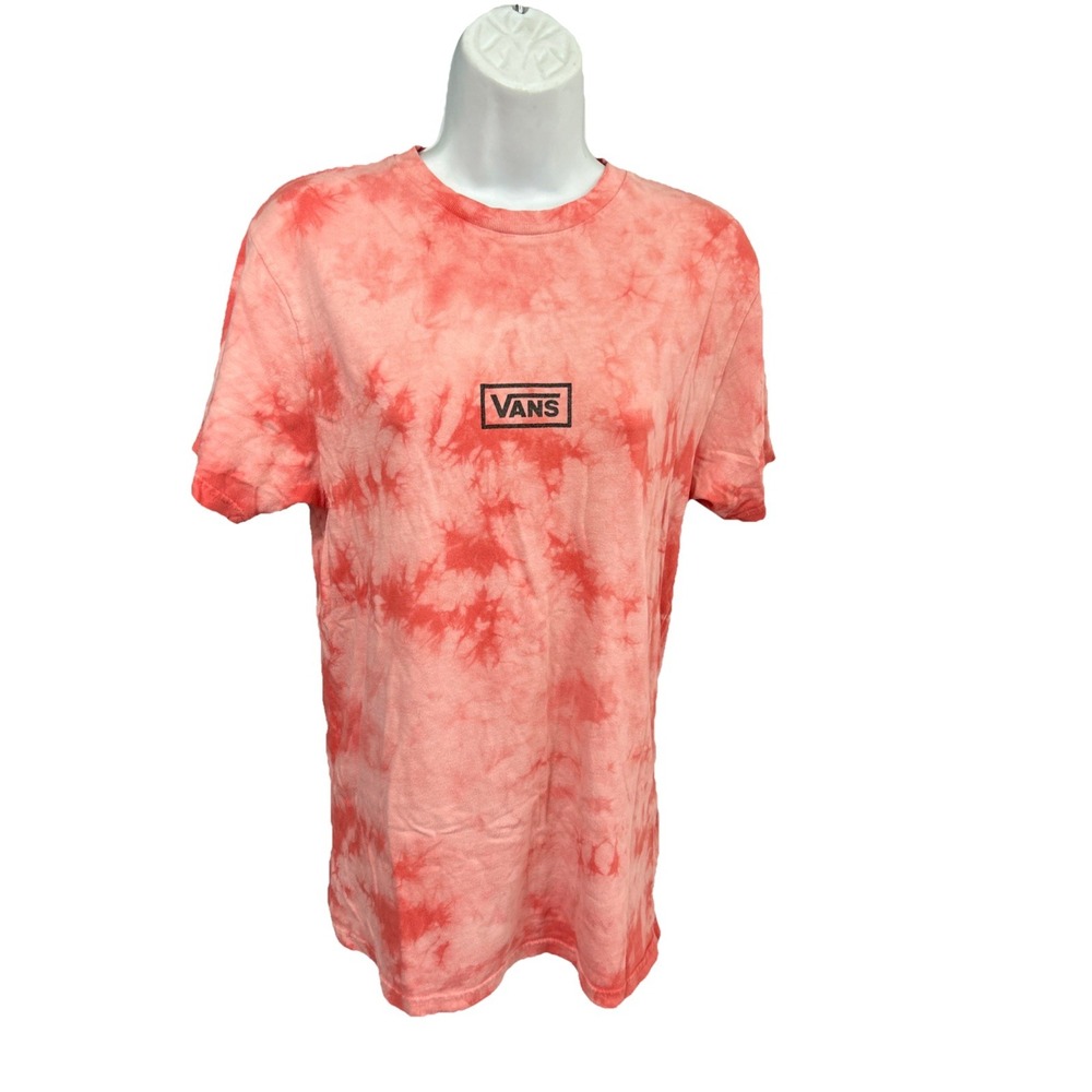 Vans Tie-Dye T-Shirt Women's Small Cotton‎ Skateboard Skater Boho Grunge FLAW